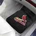 St Louis Cardinals Black 2-Pack Vinyl Car Mat Set