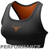 Nike Texas Longhorns Ladies Black Dri-FIT Performance Sports Bra (Small)