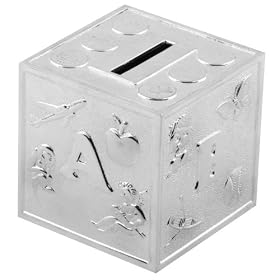 Silver Plated ABC Money Box