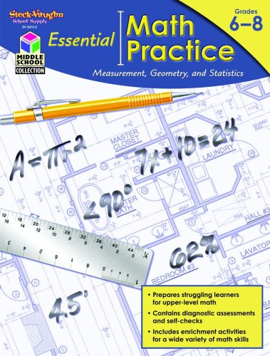 essential math practice reproducible measurement geometry and statistics