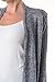 2LUV Women's Draped Open Front Knit Cardigan