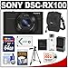 Sony Cyber-Shot DSC-RX100 Digital Camera (Black) with 64GB Card + Battery & Charger + Case + Tripod + Accessory Kit