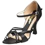 Capezio Women's BR102S Paetia 3" Heel Ballroom Shoe,Black,9.5 M US