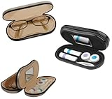 Dual Sided Eye Care Case- Silver