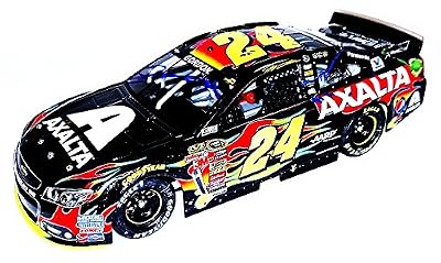 AUTOGRAPHED 2014 Jeff Gordon #24 Axalta Racing MICHIGAN WIN (Raced Version) Lionel 1/24 NASCAR Diecast Car with COA & Confetti (#819 of only 959 produced!)