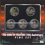 Rare 10th Anniversary The King of Fighters 5 Piece Pin Set