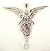 Sterling Silver Melusine Pendant Moonstone Drop Fairy