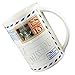 IPOW 15 Oz Magic Large Morning Cup Writing Message Memo Postcard Milk Tea Soup Coffee Mug Cup - Great Gift for Any Holiday