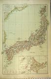 MAP JAPAN SEA HONDO MIYAKO ISLANDS YEZO KOREA KIUSHIU