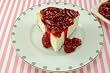New York Style Cheesecake with Cherry Topping