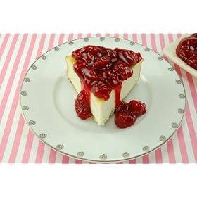 New York Style Cheesecake with Cherry Topping by The BEST Cheesecake on the Planet!