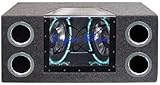 Pyramid BNPS102 10-Inch 1,000-Watt Dual-Bandpass System with Neon Accent Lighting