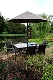 West Virginia Aluminium Leisuregrow 6 seater garden furniture set