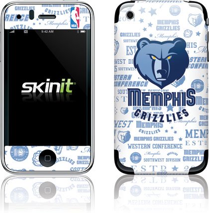 Skinit Memphis Grizzlies Historic Blast Vinyl Skin for Apple iPhone 3G / 3GS