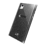 iBUFFALO PRADA phone by LG L-02D ラメハードケース液晶保護フィルム付 キズにとことん強い、ラメハードケース クリア BSMPL02DHLCR プラダ PRADA