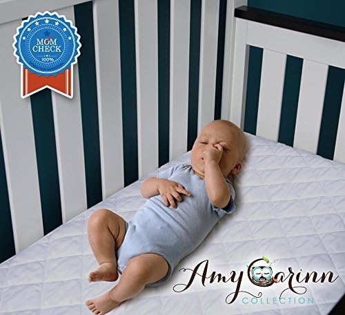 ACC 2 Pack Microfiber Crib Mattress Cover Protection for Expensive Mattresses! Waterproof for Maximum Leak Protection &amp; Dryer Friendly to Make Mom's Life Easier. Hypoallergenic, Absorbent, and Fitted.