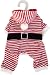 Dogit Santa Stripe Large Pajamas