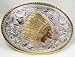 INDIAN CHIEF  STERLING SILVER/GOLD PLATED  BELT BUCKLE