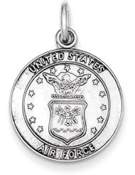 Sterling Silver US Air Force Medal Charm