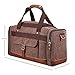BLUBOON Overnight Bag Canvas Leather Vintage Travel Duffel Bags 18.9