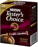 Tasters Choice Colombian Instant Coffee, 20-Count Sticks (Pack of 8) by Taster's Choice Best Price