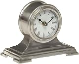 Small Silver Desk Clock