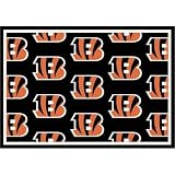 NFL Team Repeat Cincinnati Bengals Football Rug Size: 10'9" x 13'2"