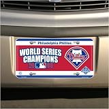 Philadelphia Phillies 2008 World Series Champions Metal License Plate