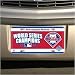 Philadelphia Phillies 2008 World Series Champions Metal License Plate Image