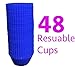 (48-pack) Reusable Silicone Baking Cups / Cupcake Liners by Happy Gourmet Kitchenware