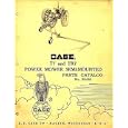 CASE T7 and TR7 Power Mower Semi-Mounted Parts Catalog B488 by Racine, Wisconsin J.I. Case Co