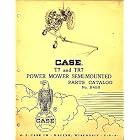 CASE T7 and TR7 Power Mower Semi-Mounted Parts Catalog B488 by Racine, Wisconsin J.I. Case Co