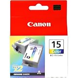 Canon BCI-15 Twin Pack Color Ink Cartridges