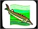 Mouse Pad with marine, ocean, sea, sturgeon, fish