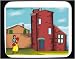 Decorated Mouse Pad with dwelling, Europe, girl, street, England, 