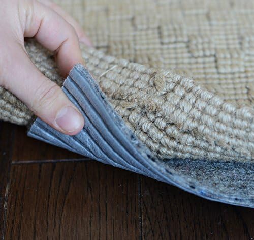 12' x 15' Eco-Fiber Touch Non Slip Rug Pad 1/4" Thick - SAFE for all floors