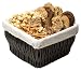 Geoff & Drew's Sweet and Salty Gift Basket of 8 White Chocolate Cranberry Cookies, 4 Brownies, Popcorn and Dipping Pretzels