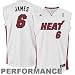NBA Miami Heat LeBron James Youth Home Replica Jersey  (White, Large)