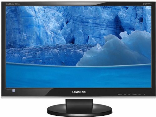 Samsung Syncmaster 2494HM 24″  LCD Monitor 1080p 1920×1080 5000:1  Glossy Black DVI HDMI Speakers