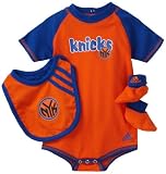 NBA New York Knicks Boys' Bib & Bootie Set - R228Sykn Infant