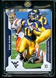 2008 Upper Deck Draft Edition # 92 Steve Slaton (RC) - WVU - Rookie Football Card in Protective Screw Down Display Case