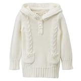 Toddler Girls' Cherokee Hooded Sweater - Cream