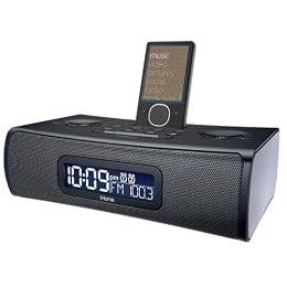 iHome Zune Dual Alarm Stereo Clock Radio with AM/FM Presets - Black (ZN9B) : Target