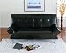 ONE NEW CONTEMPORARY CARESOFT SOFA BED, #7212, BROWN