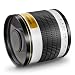 Walimex Pro 500 mm 1:6,3 DX Spiegelteleobjektiv f�r Canon EF