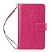 iPhone 6 Plus Case, iPhone 6s Plus Case, ULAK PU Leather Magnet Wallet Credit Card Holder Flip Case Cover with Built-in 9 Card Slots for Apple iPhone 6 Plus/iPhone 6s Plus 5.5 inch (Rose Red)