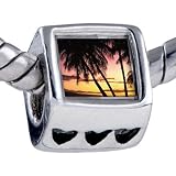 Pugster Palms Tropical Sunset Beads - Biagi Bead & Bracelet Compatible