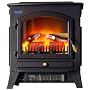 NewAir AH-500 Electric Fireplace Heater With Adjustable Thermostat