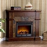 SEI Cartwright Convertible Electric Fireplace, Espresso