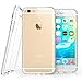 Clear Soft TPU Case Rubber Silicone Skin Cover, Support Wireless Charging for Apple iPhone 6s Plus/6 Plus